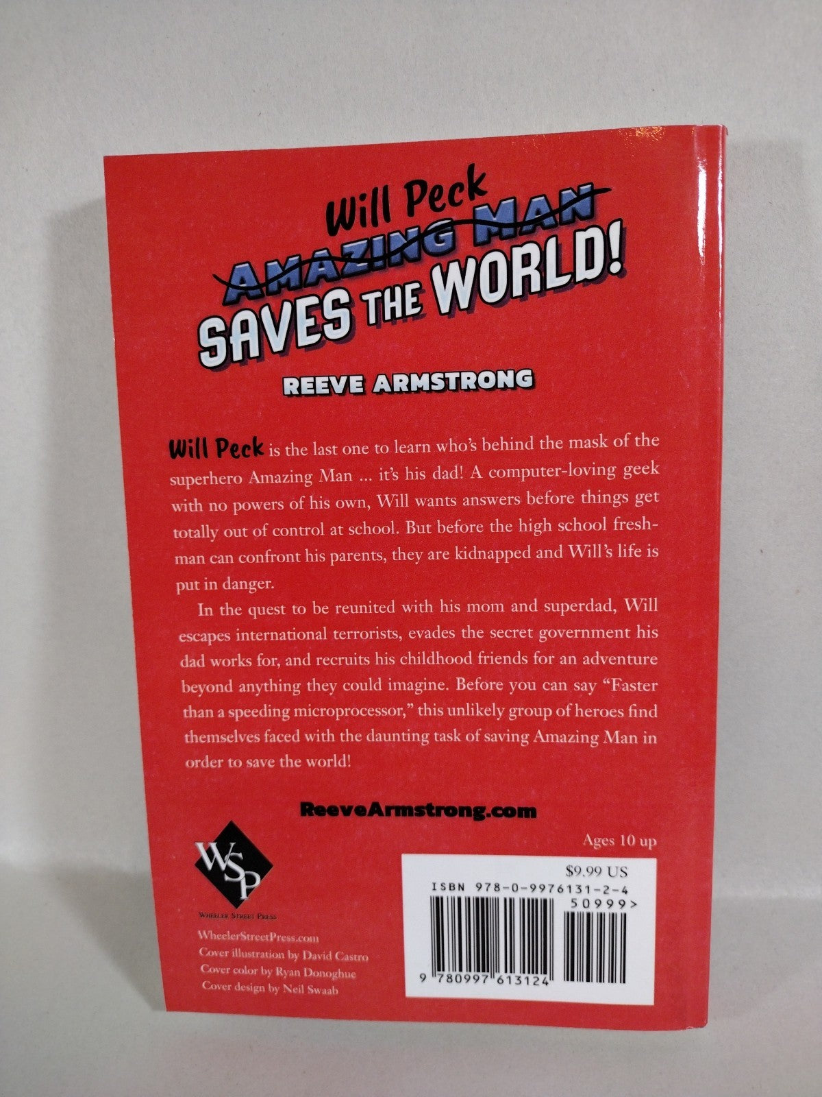 Will Peck Saves The World (2017) Wheeler St SC W Original Sketch By Dave Castr