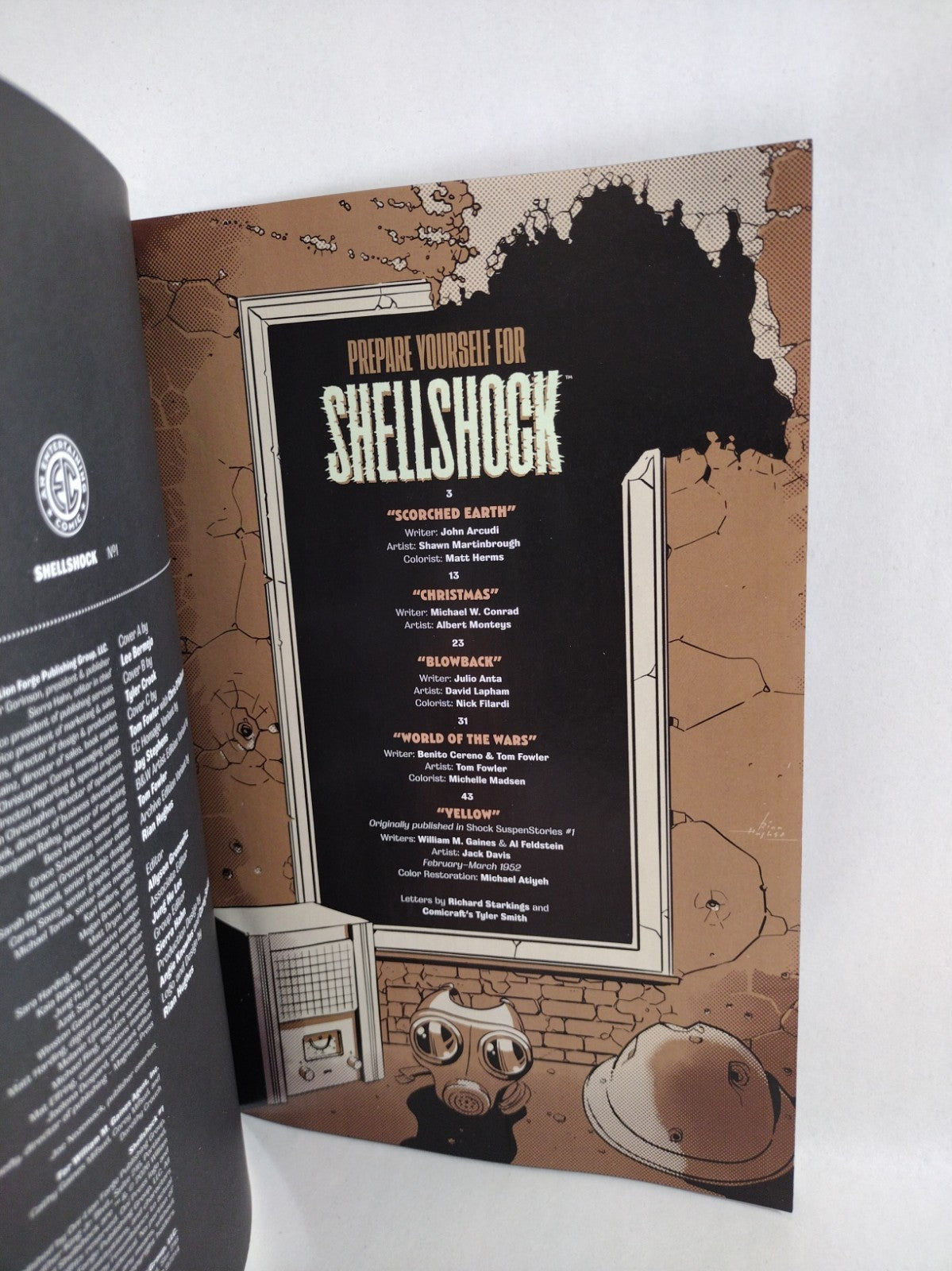 Shellshock #1 (2026) Oni EC Comic Sketch Cover Variant W Original Dave Castr Art