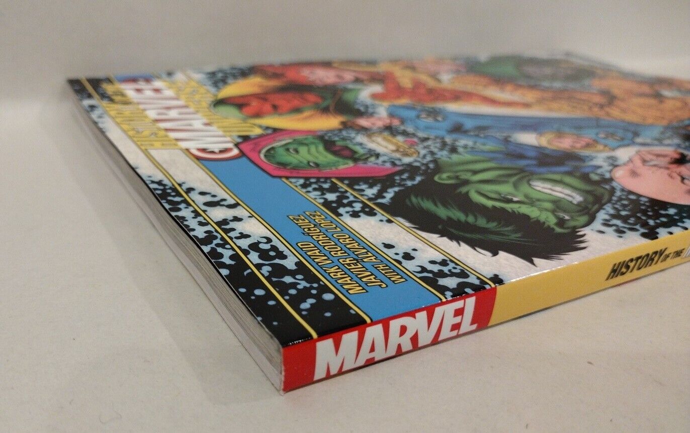 History of The Marvel Universe (2022) TPB SC Steve McNiven Cover Mark Waid New