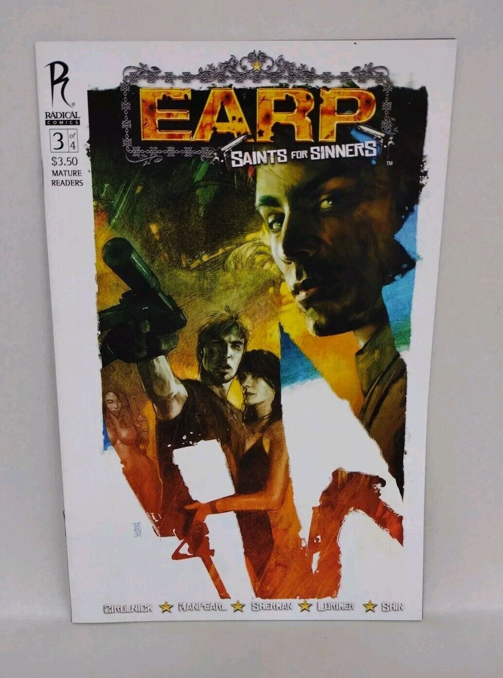 Earp Saints For Sinners (2010) Complete Radical Comic Story Lot Set #1 2 3 4 