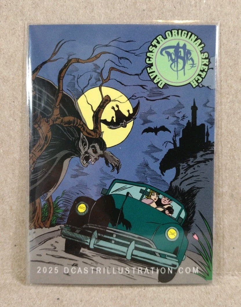 Dave Castr Crusin (2025) OAC Sketch Card W Original Marvel Wolverine Art 
