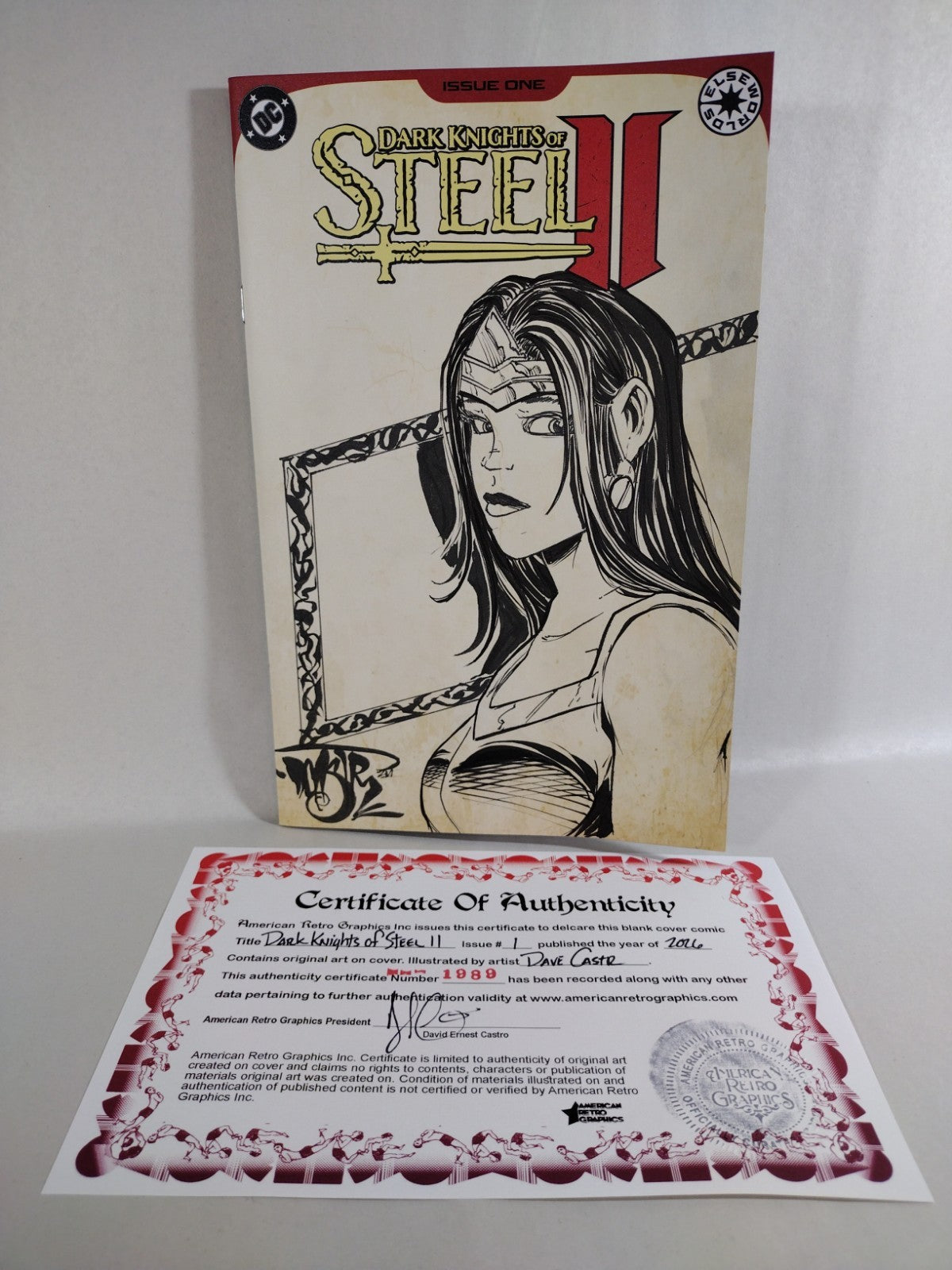 Dark Knights Of Steel II #1 (2026) DC Sketch Cover Var W Original Dave Castr Art