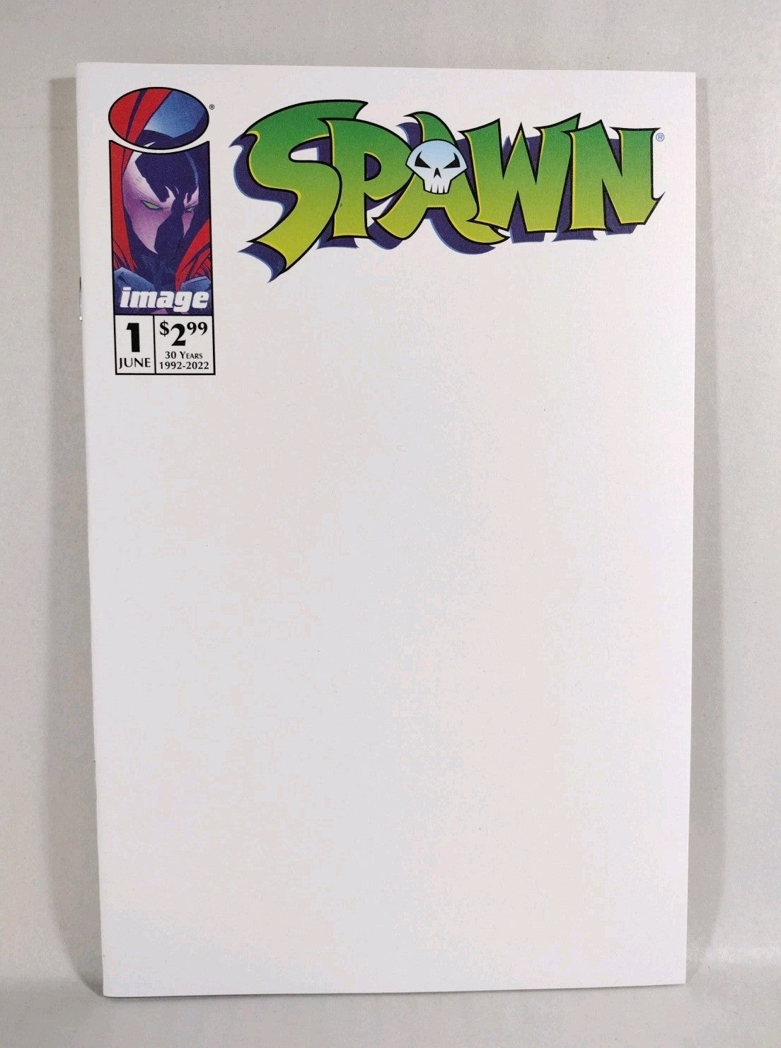 Spawn 30th Anniversary #1 (2022) Image Comic Blank Cover Variant New NM 