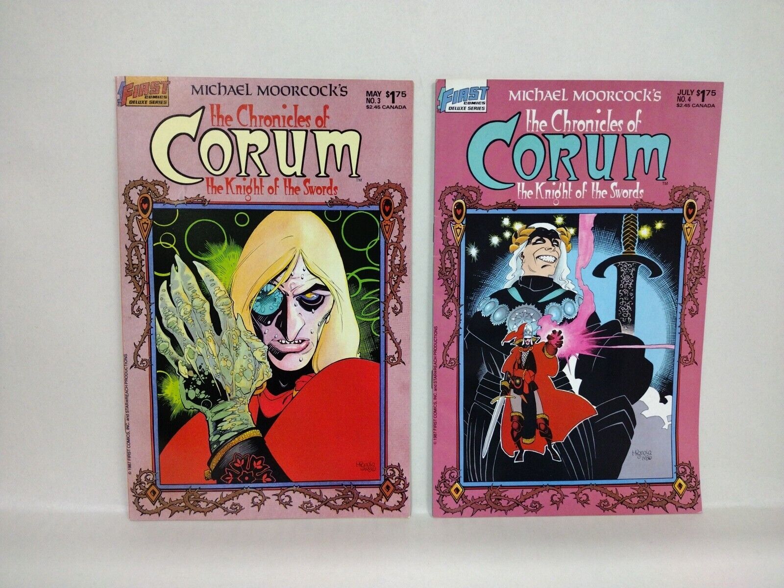Chronicles Of Corum (1987) First Comic Lot Set #1-11 Mike Mignola Cover Art F-VF