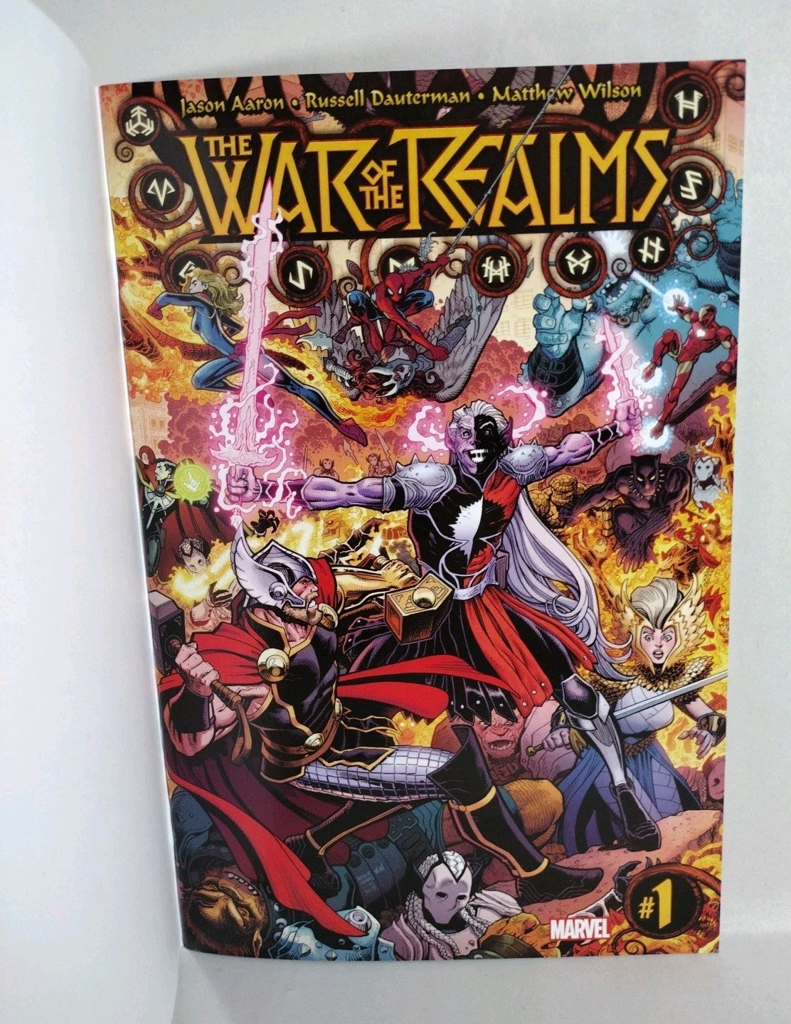 War of the Realms #1 (2019) Marvel Comic Blank Sketch Variant NM