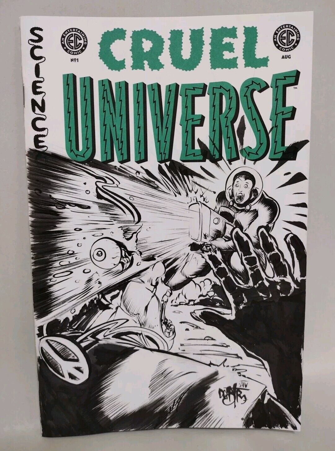 Cruel Universe #1 (2024) Oni EC Comic Sketch Cover Variant W Original DCastr Art