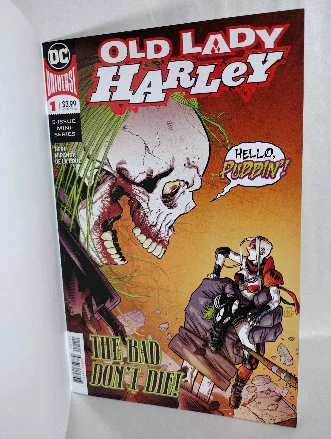Old Lady Harley #1 (2018) DC Blank Sketch Variant Cover Comic New NM