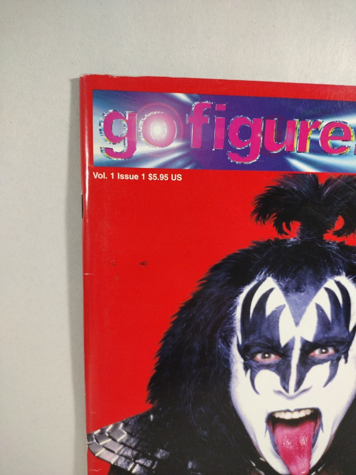 Go Figure Action Figure Magazine #1 (1997) Kiss Ed Set Gene Simmons Ace Frehley