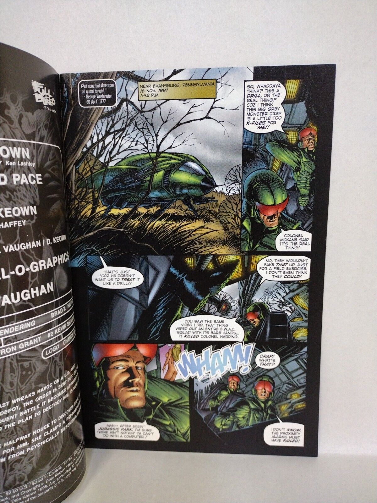 Pitt (1997) Full Bleed Studios Dale Keown Comic Lot Set #16 17 NM