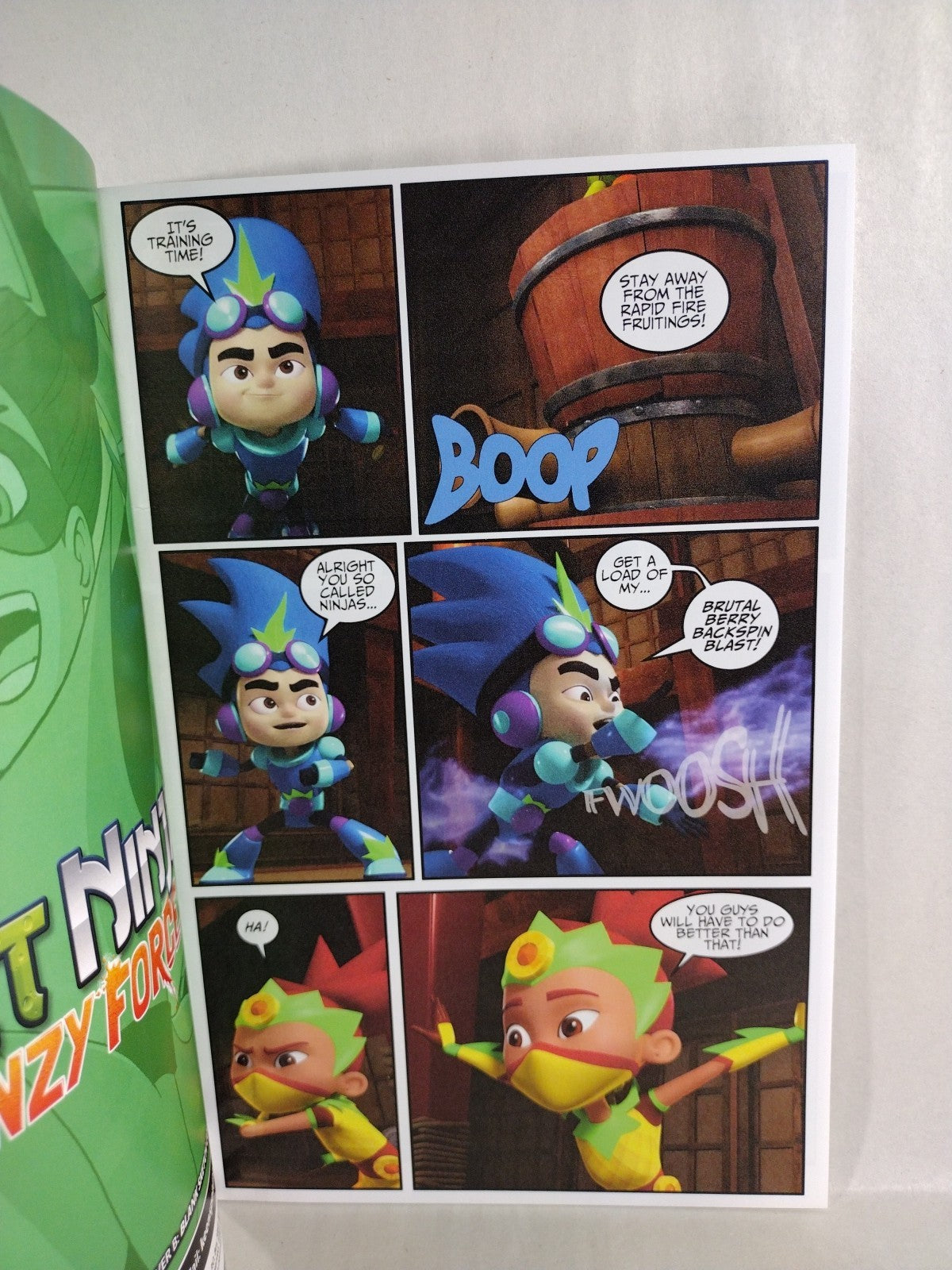 Fruit Ninja Frenzy Force 1 (2018) Keenspot Blank Sketch Cover Variant Comic NM