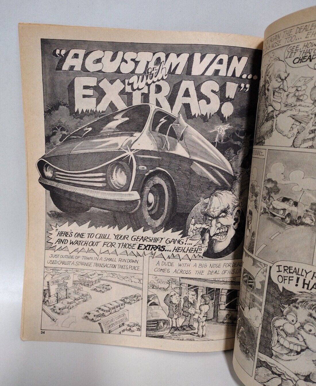 CAR Toons (1977) #99 Petersen Publishing Steve Austin Cover Art Errol McCarthy 