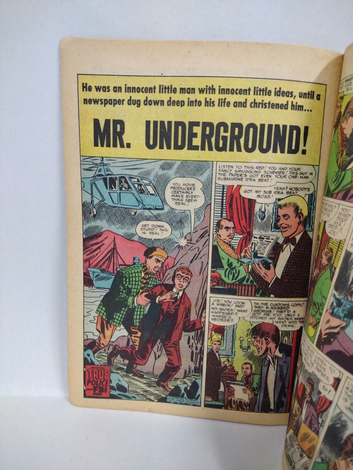 Coveress Golden Age Crime Comic Detective Headline Justice Traps The Guilty 