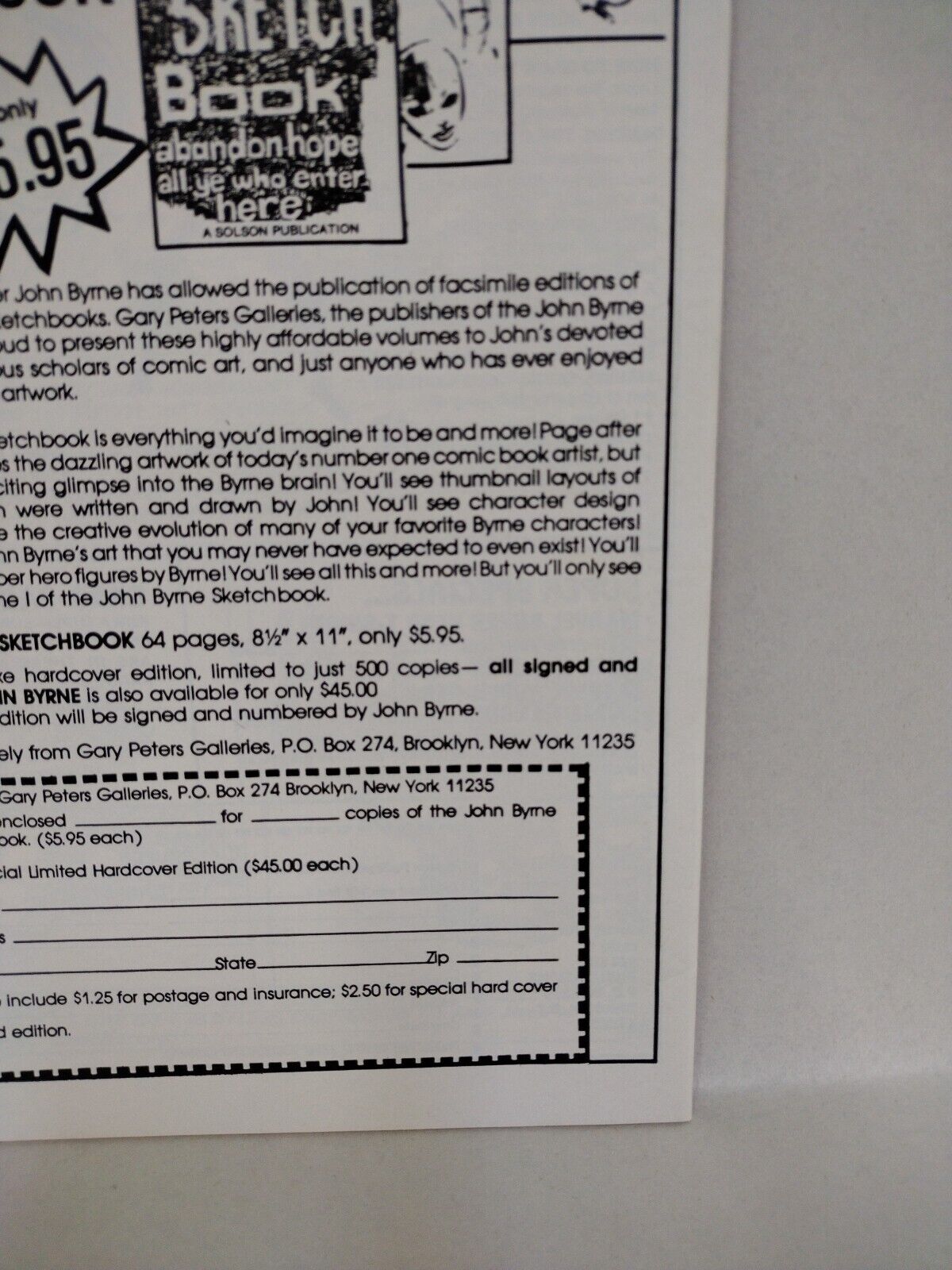 How to Draw Comics #1 (1985) Solson Comic John Byrne & John Romita Jr VF