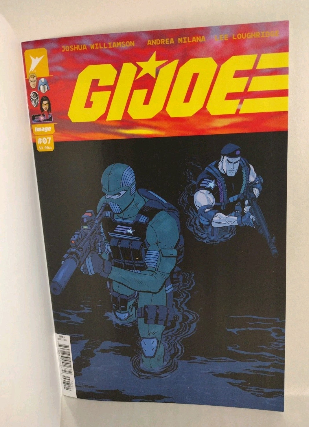 GI Joe #7 Image (2025) Sketch Cover Variant Comic W Original DCastr Beachead Art