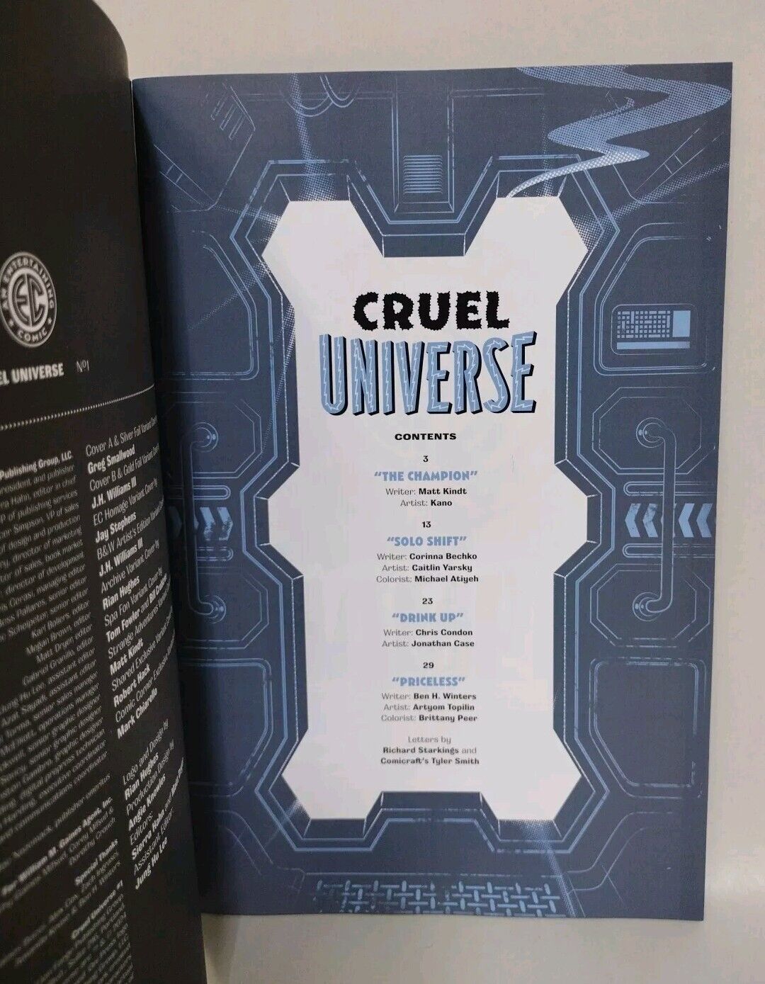 Cruel Universe #1 (2024) Oni EC Comic Sketch Cover Variant W Original DCastr Art