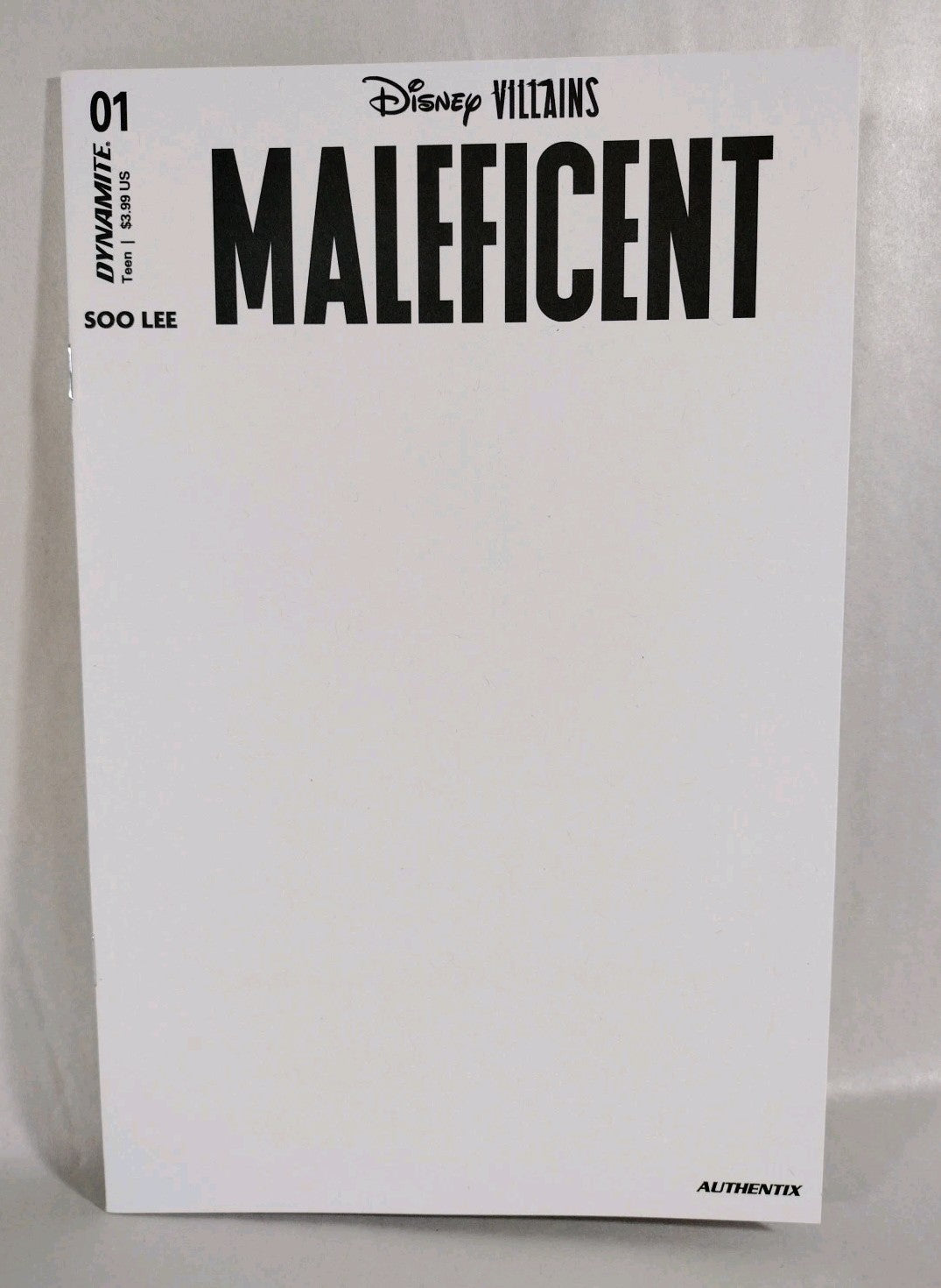 Maleficent #1 (2023) Disney Dynamite Blank Sketch Variant Cover Comic NM