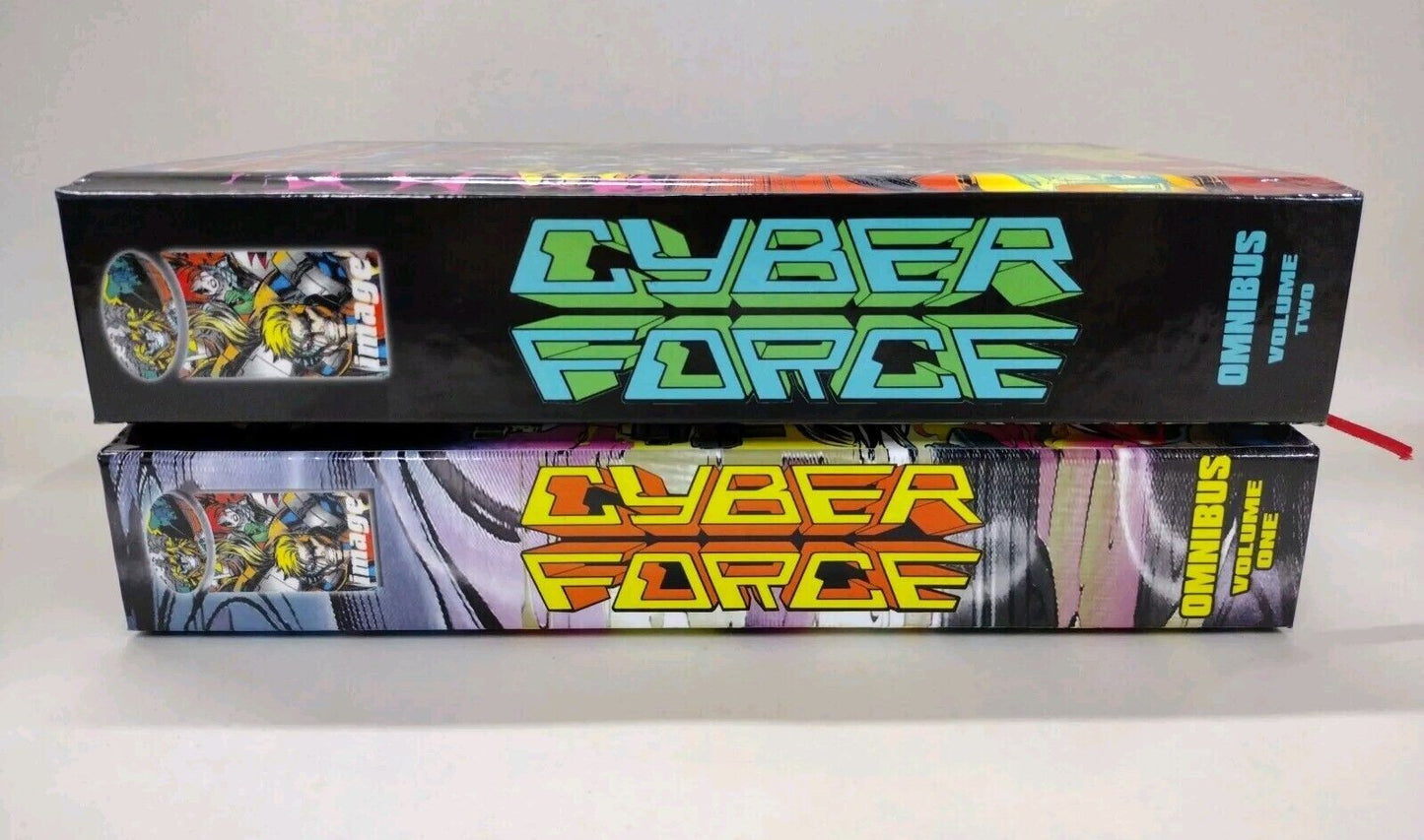 Cyberforce Omnibus (1992-97) Complete Custom Bound Image Comic HC 2 Book Set ARG