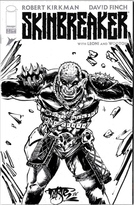 Skinbreaker #1 (2025) Image Sketch Variant Cover Comic W Original DCastr Art