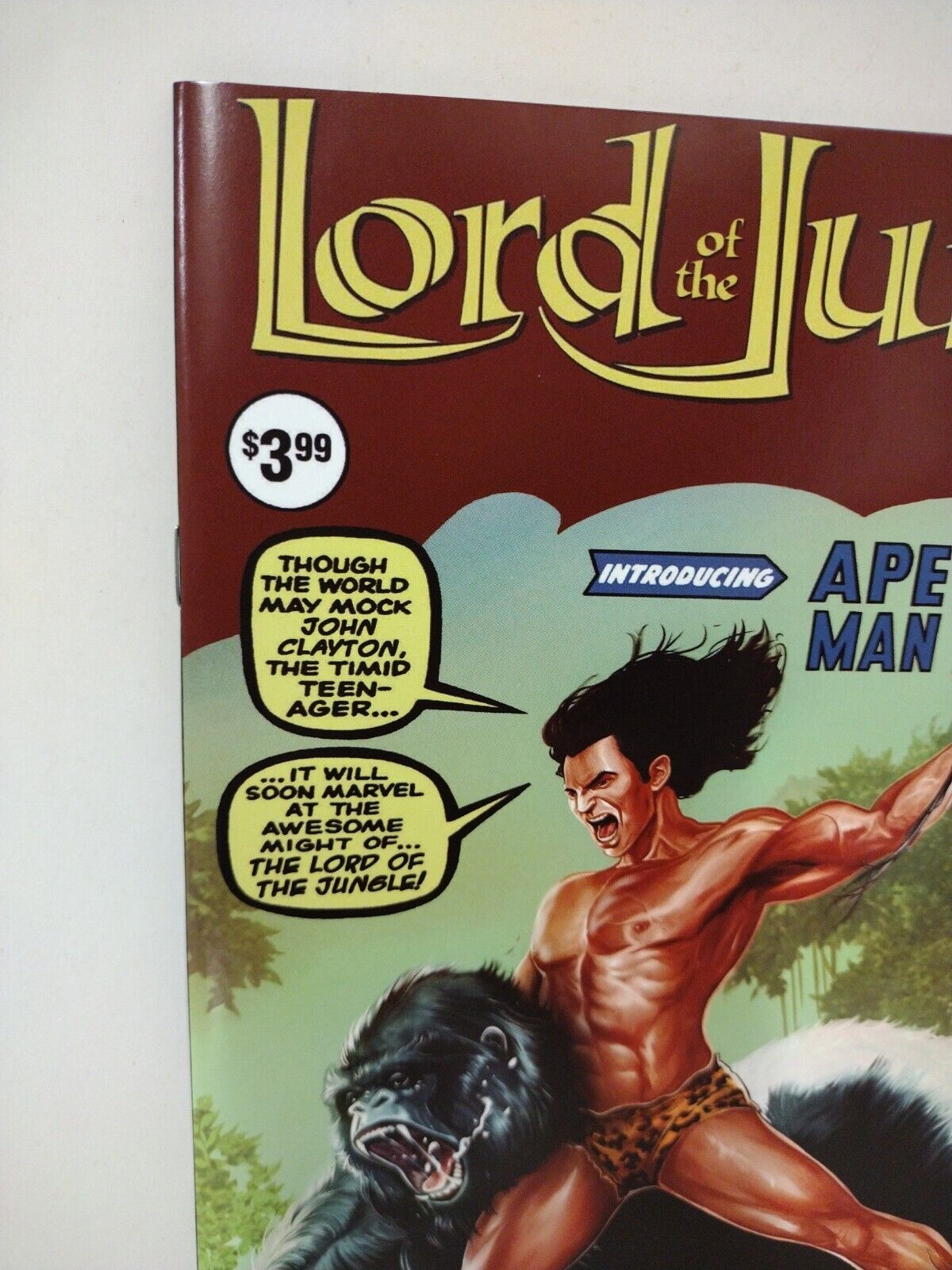 Lord Of The Jungle 1 (2022) Dynamite Comic Amazing Fantasy Homage Variant Cover