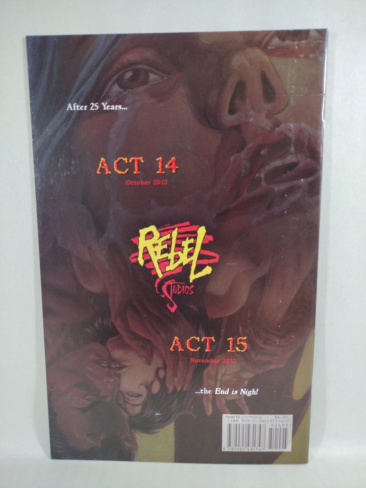 FAUST LOVE OF THE DAMNED Act 13 (2005) Rebel Comic 2nd Print 2x Signed Vigil 