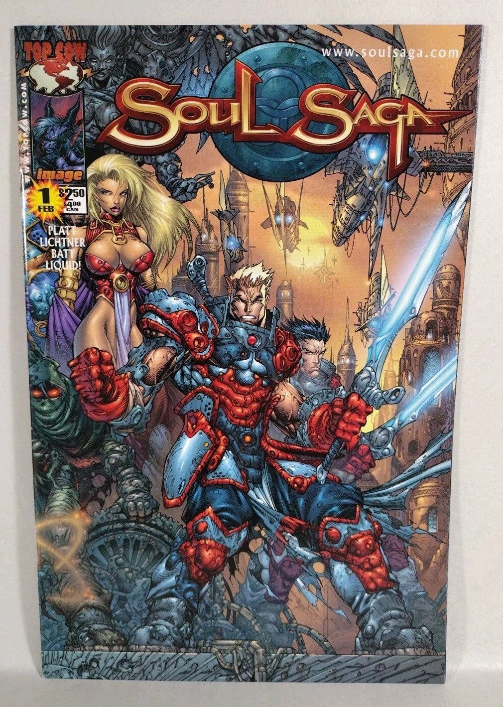 Soul Saga (2000) Complete Stephen Platt Top Cow Image Comic Set #1-5 VF-NM