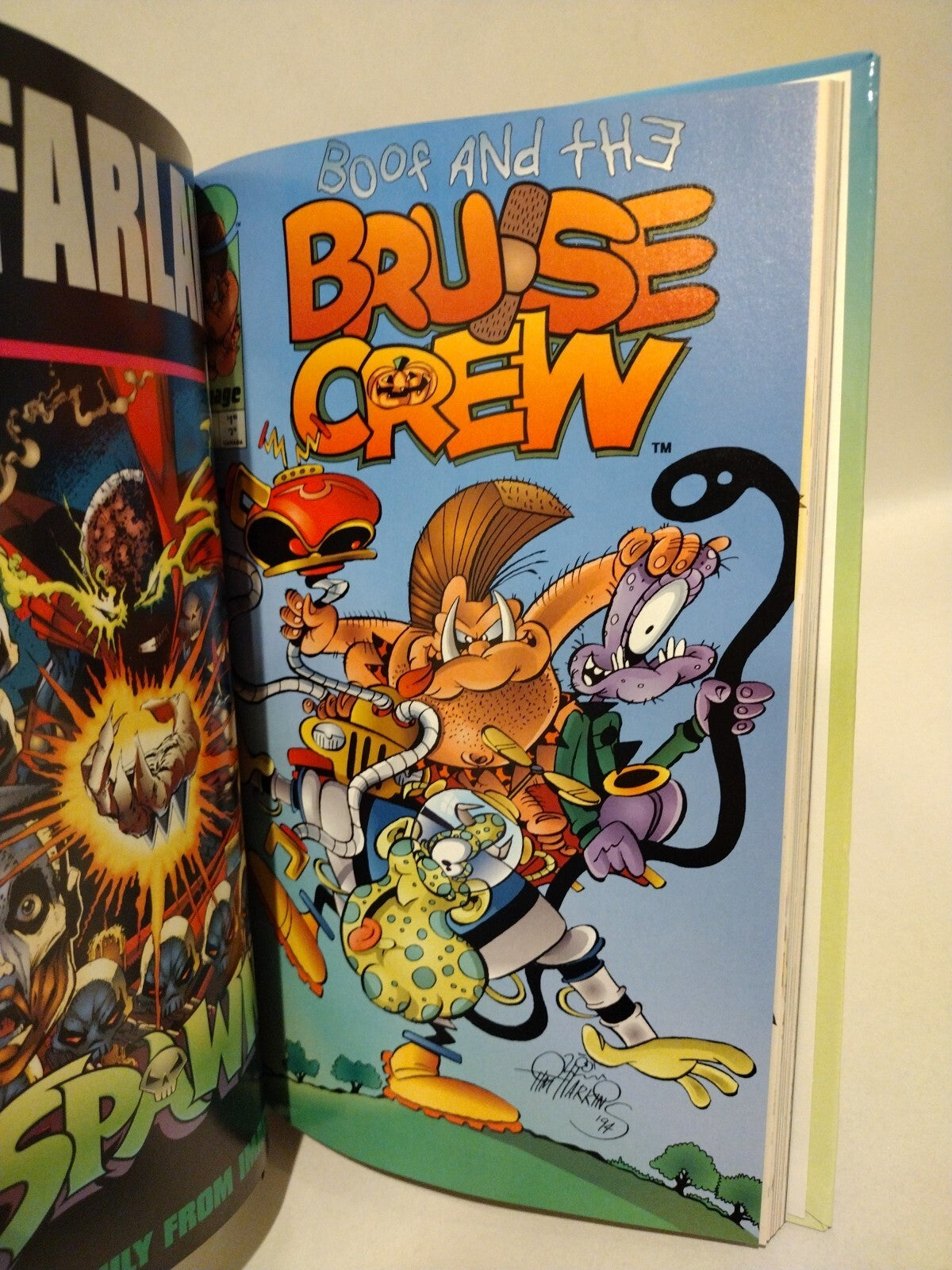 Boof & The Bruise Crew 1994 Complete Collection Custom Bound Image Comic HC ARG