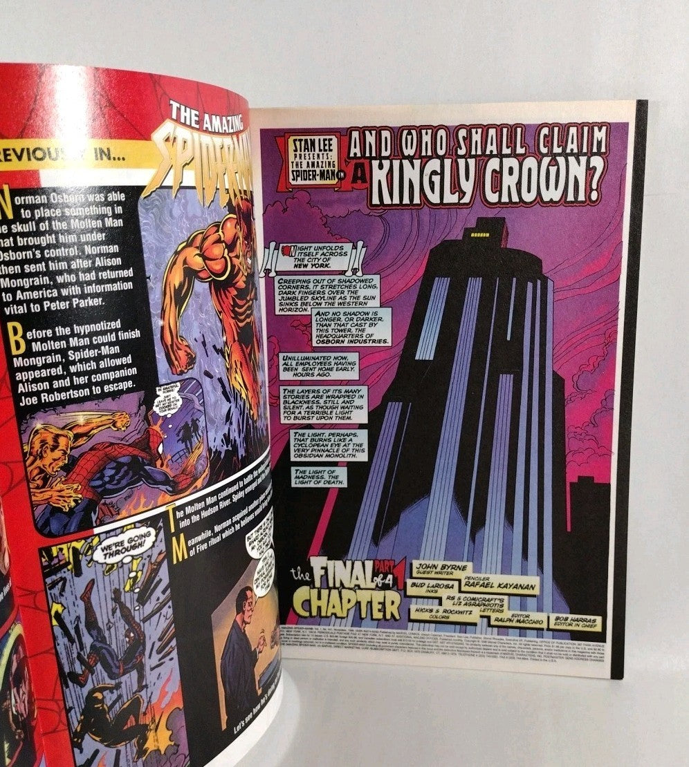 Spider-Man Final Chapter (1998) Marvel Comic Complete Story Arc Pt 1 2 3 4 Error