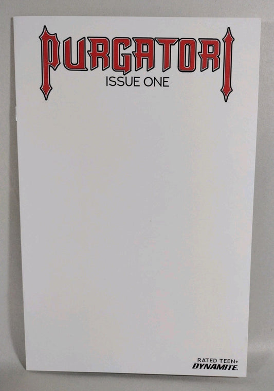 Purgatori #1 (2021) Dynamite Comic Blank Sketch Variant Cover New NM