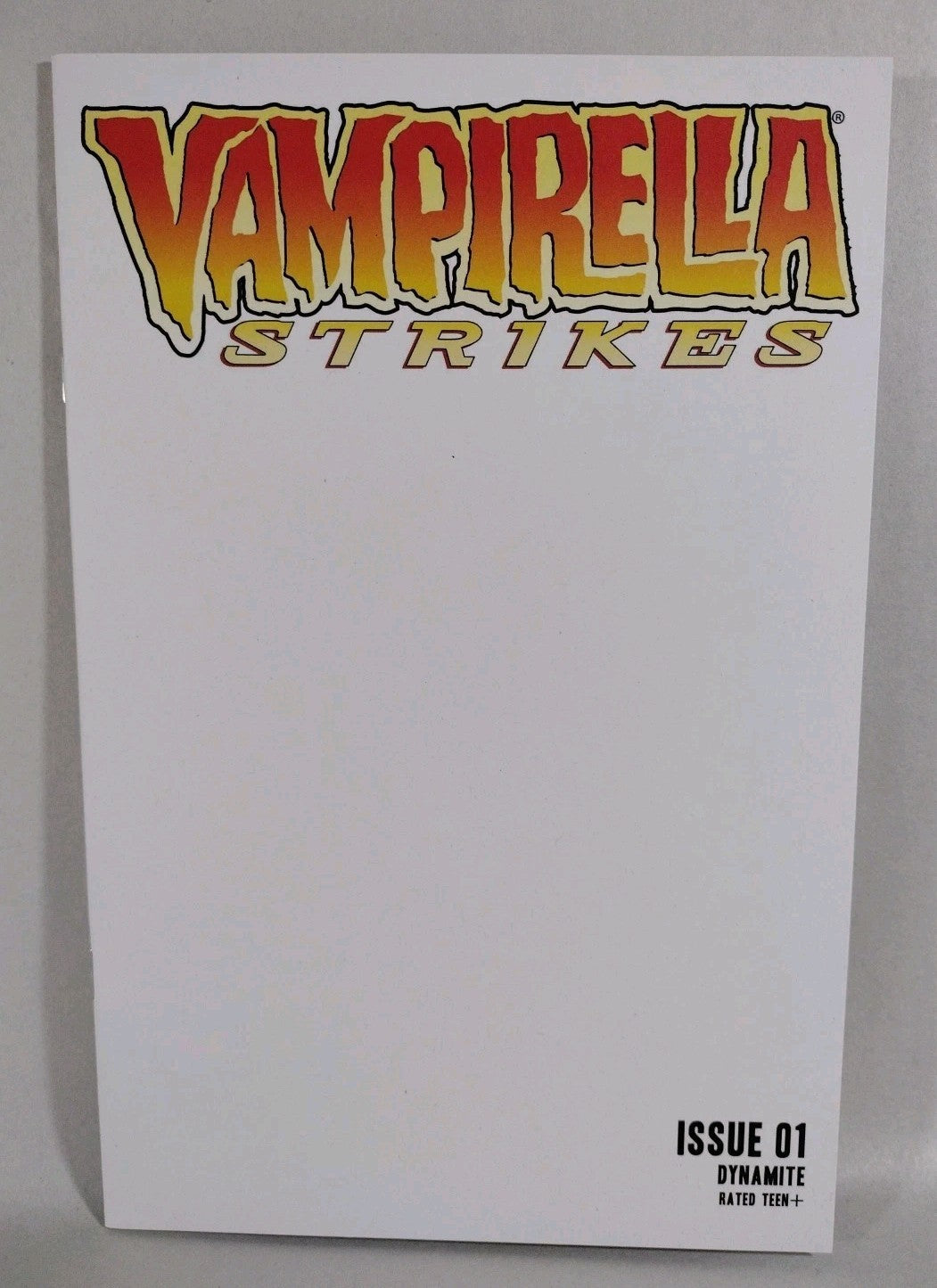 Vampirella Strikes #1 (2022) Dynamite Comic White Blank Sketch Cover Variant NM