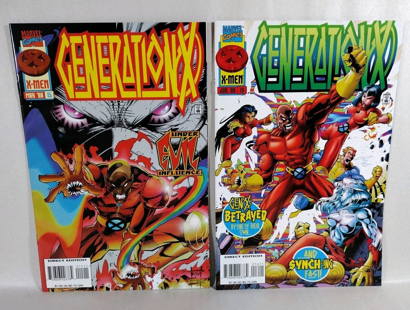 Generation X 1994 Marvel Comic Chris Bachalo Lot 1-3 5-9 11 12 14-16 18-20 22-24