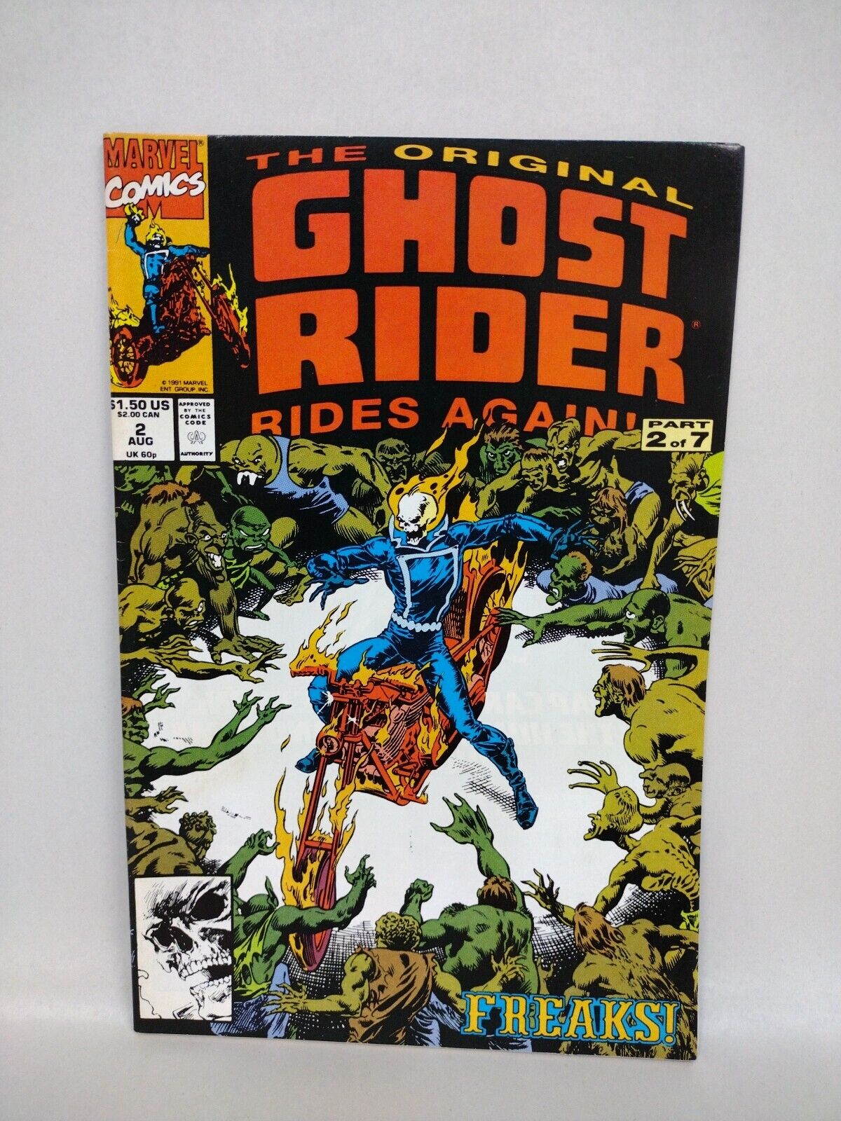 Original Ghost Rider (1991) Marvel Comic Reprint Series 2 3 4 5 6 7 Johnny Blaze