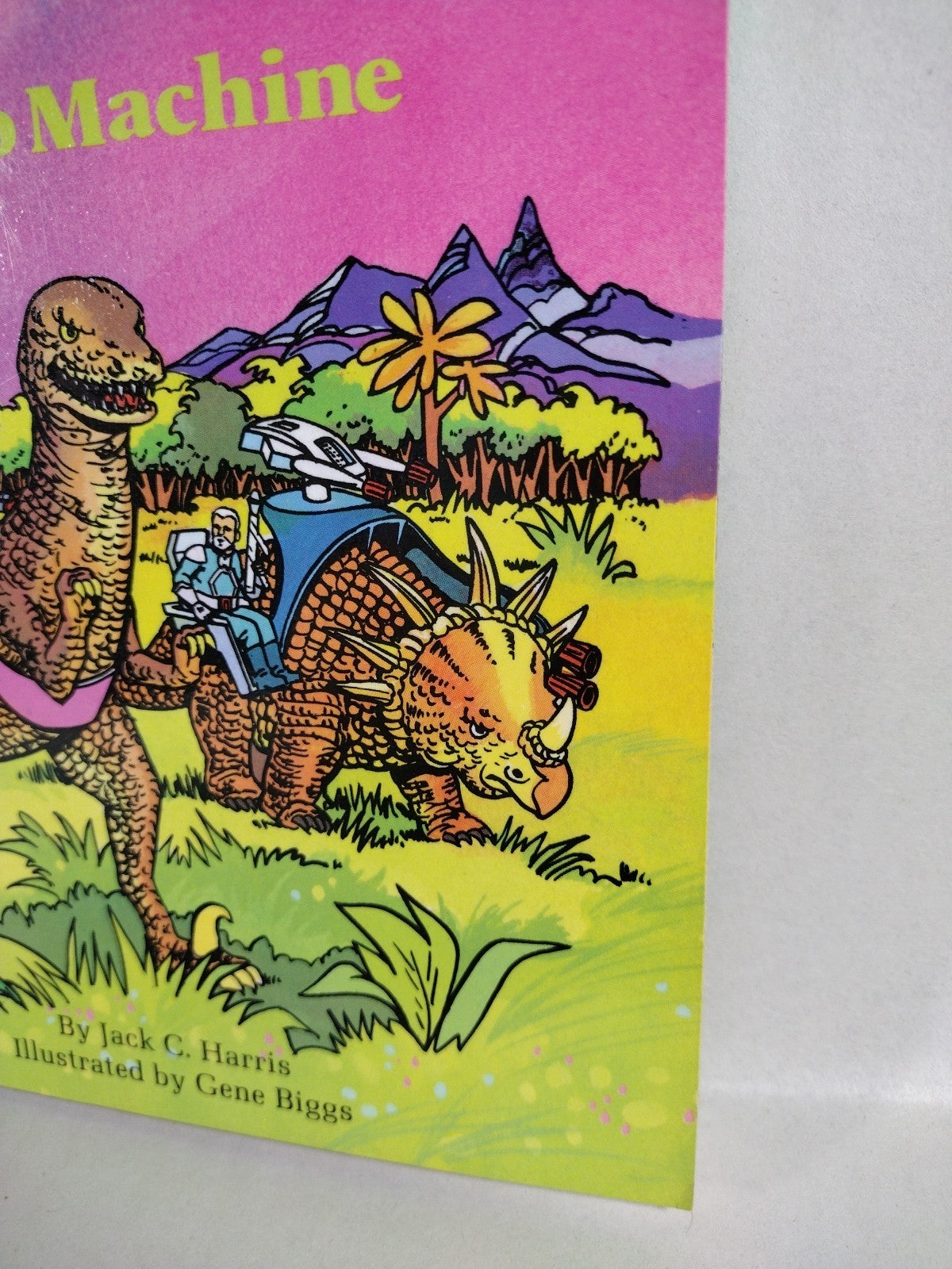 Dino-Riders The Volcano Machine (1988) Golden Book Jack C. Harris Gene Biggs New