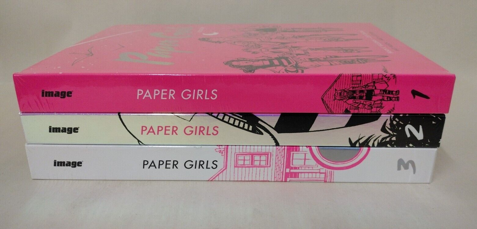 Paper Girls Complete Image HC Set Vol 1-3 Brian K Vaughan Cliff Chiang New Seale