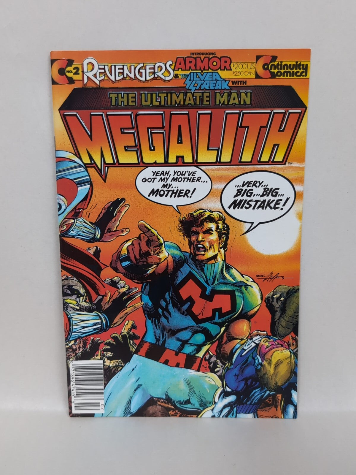 Revengers #1 & 2 (1986) Continuity Comics Neal Adams Newstand Variants Key Issue