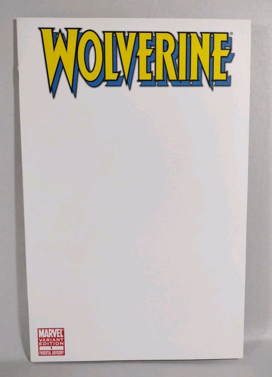 Wolverine #1 (2010) Marvel Comic Blank Sketch Cover Variant VF-NM