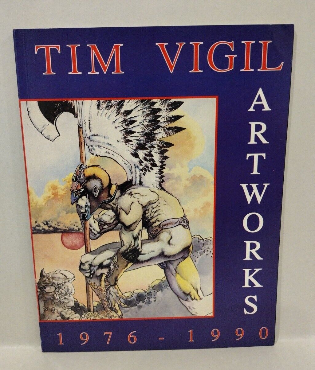 TIM VIGIL ARTWORKS 1976-1990 (1991) Rebel Studios Comic Art Book Faust+ Signed