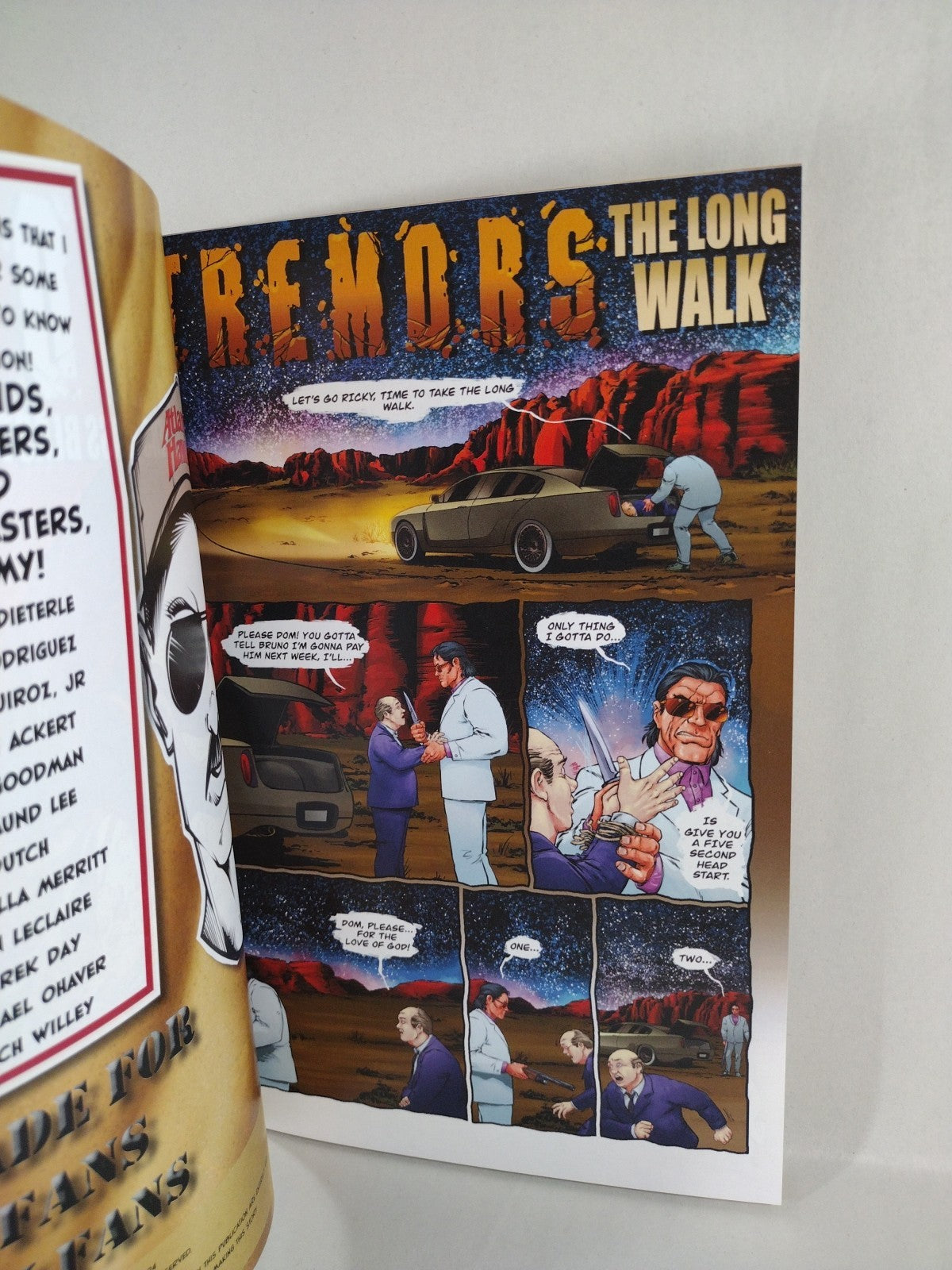 Tremors #1 (2024) Aequitas Comic 1st Print Graboids Shriekers A$$ Blasters NM