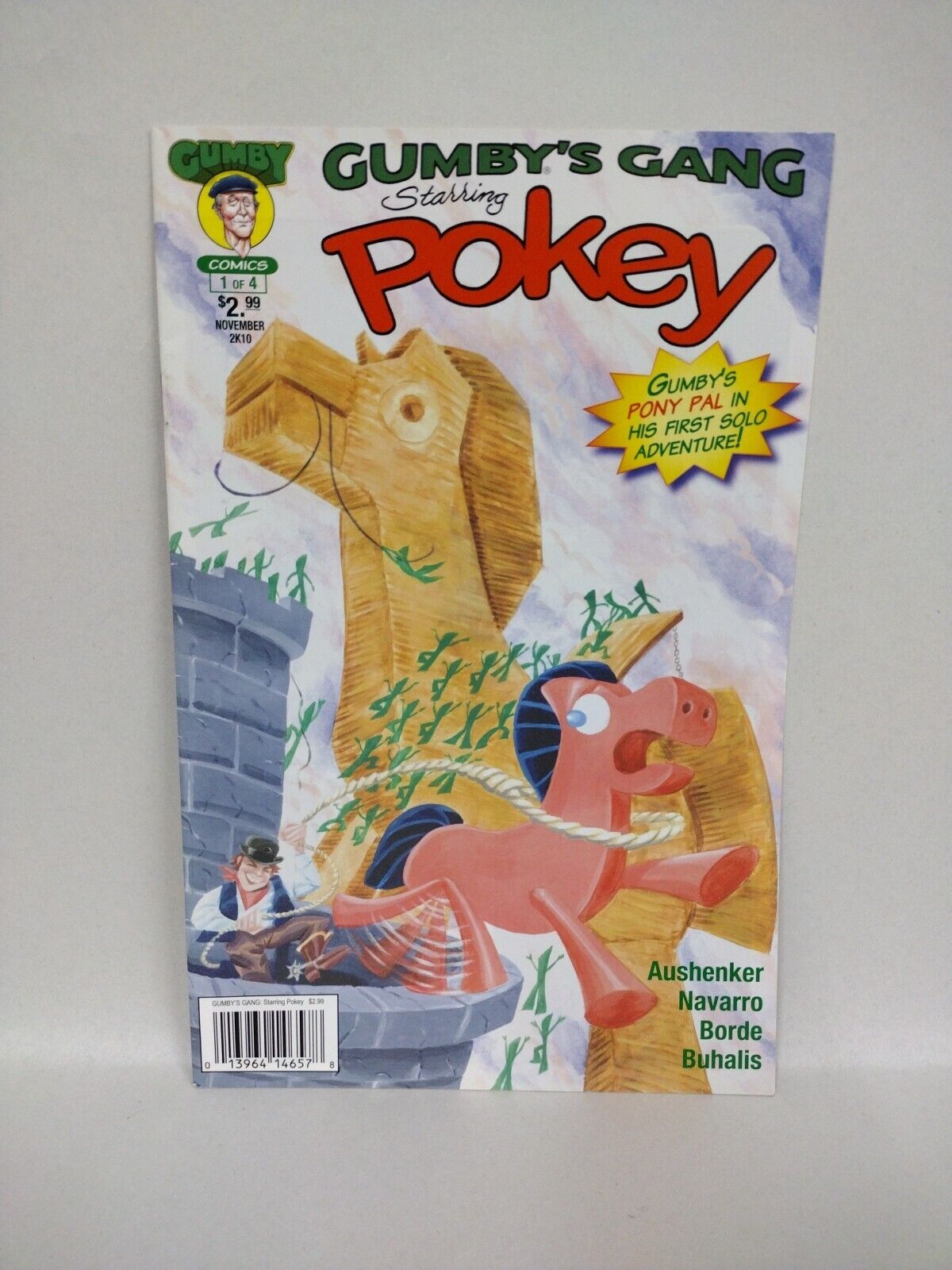 Gumby Comic Lot Of 3 Winter Fun Special 3-D W Glasses Gumby's Gang Pokey #1