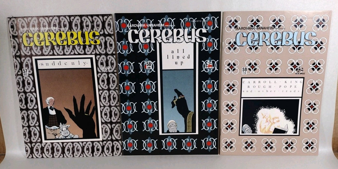 Cerebus The Aardvark 51-113 (1991) Dave Sim Complete Church & State Pt 1-60 +