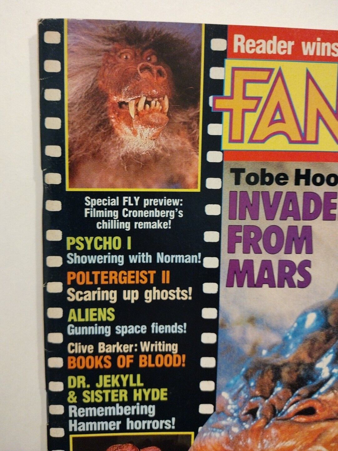 Fangoria Magazine #55 (1986) Starlog Invaders From Mars Poltergeist II Aliens