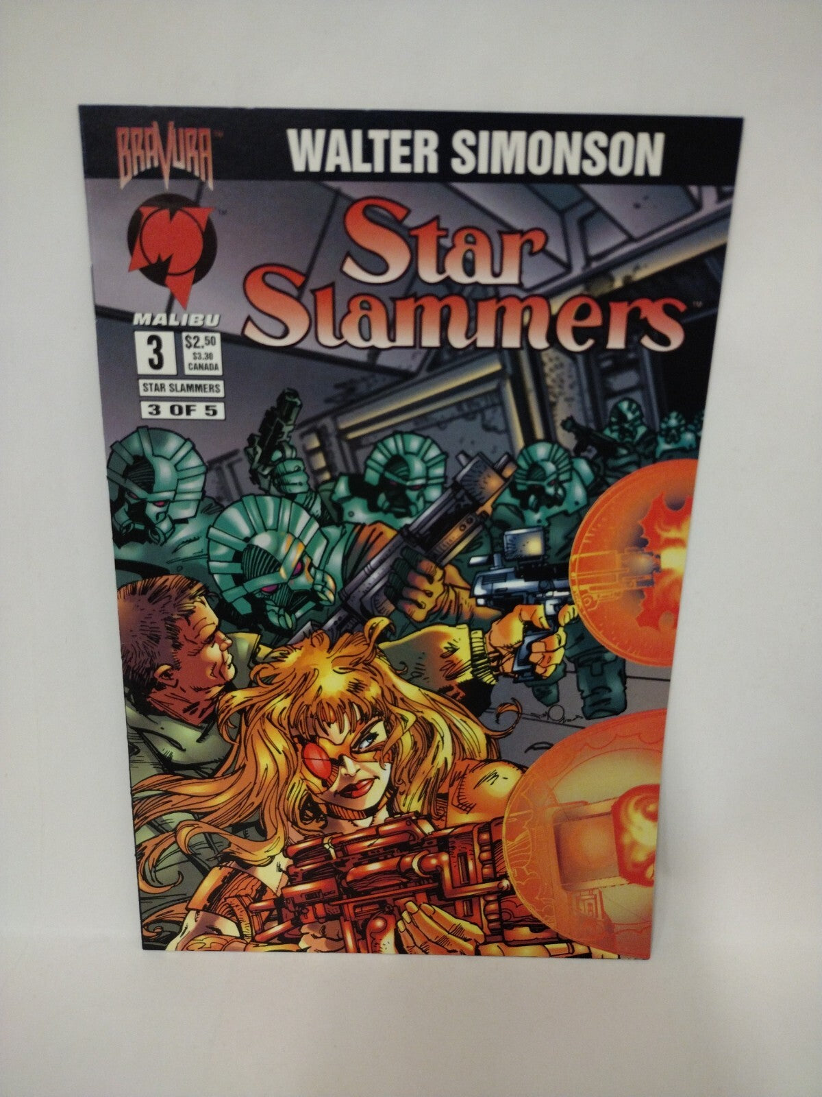 Walter Simonson Star Slammers (1994) Complete Malibu Bravura Comic Set 1 2 3 4