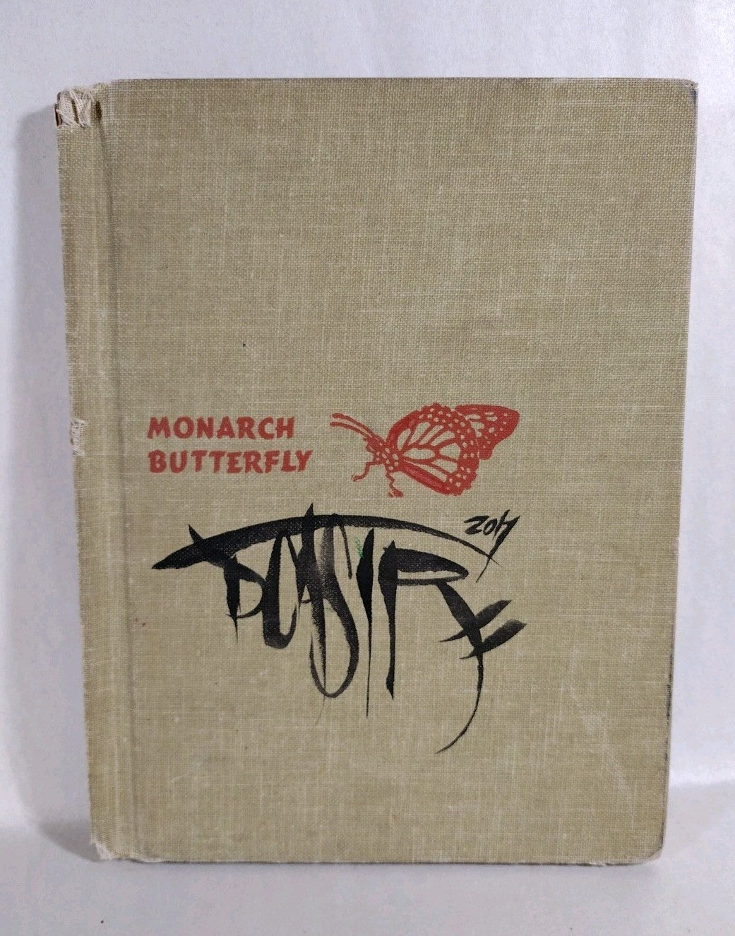 Monarch Butterfly 1960 Discarded Library Book W Original Dave Castr Color Art