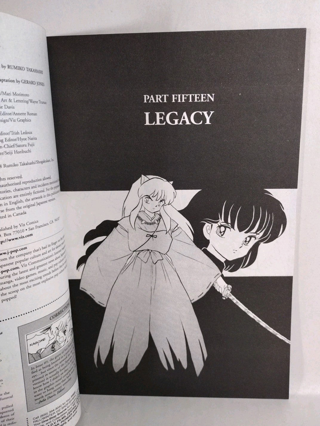 Inu-Yasha (1998) Rumiko Takahashi Viz Comic Lot #10 11 12 13 14 VF-NM