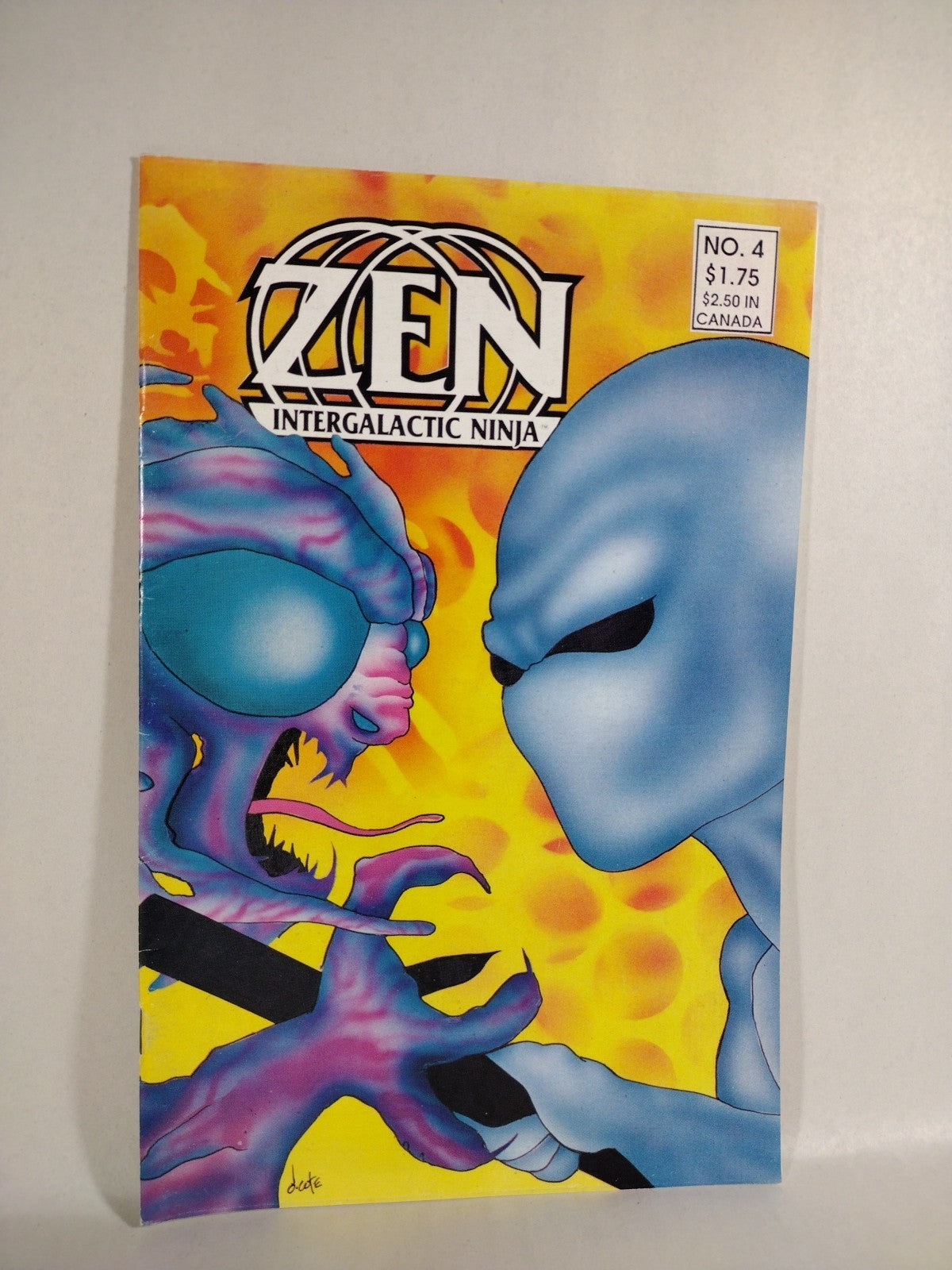 Zen Intergalactic Ninja #4 (1988) Dan Cote Cover 1st Print VG