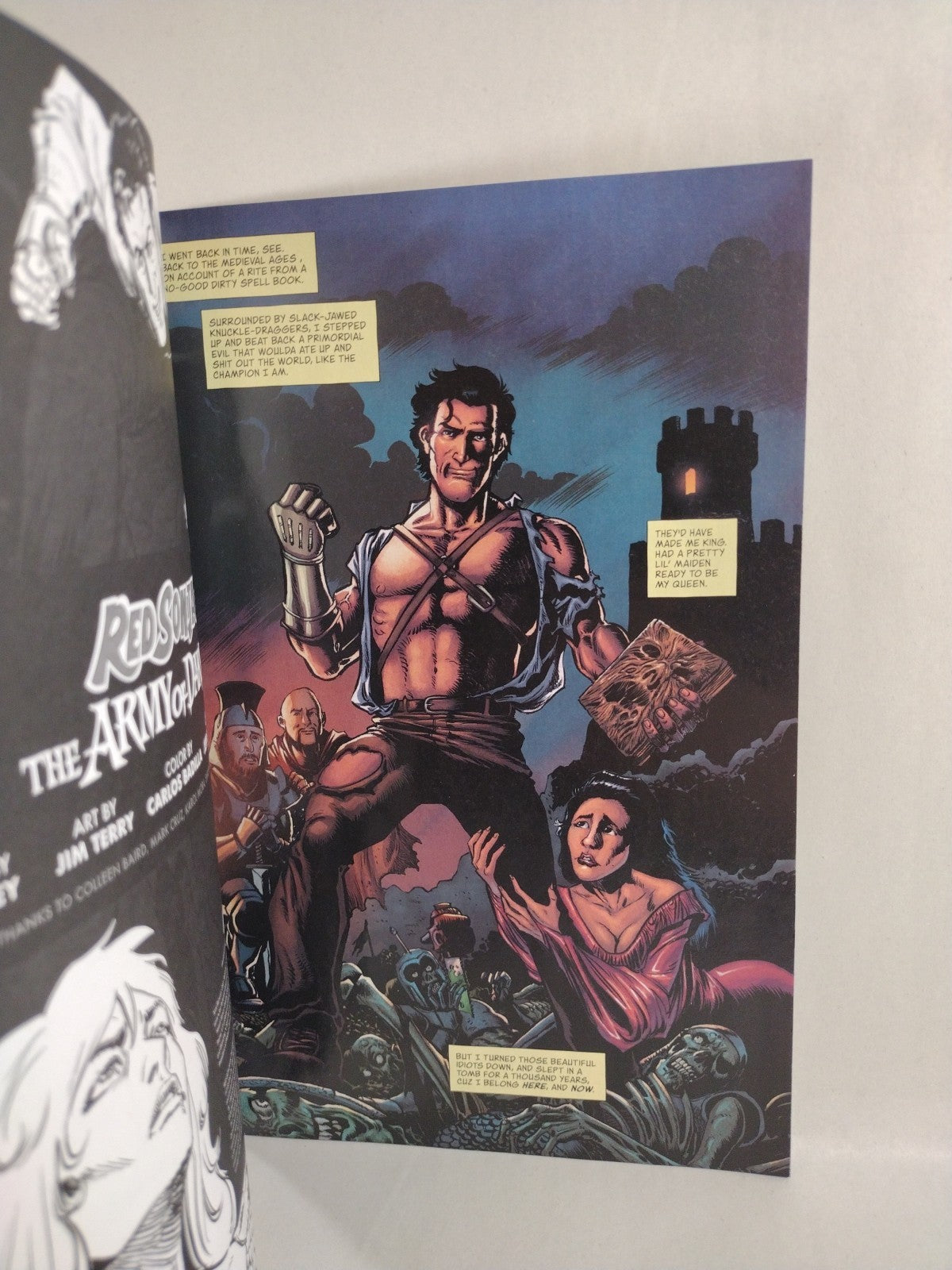 Red Sonja Vs AOD #1 (2025) Dynamite Sketch Variant Comic W Original DCastr Art