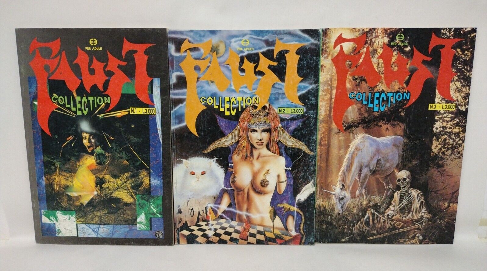 Faust Ultra Rare Northstar Complete Italian Import Collection Edition TPB 1 2 3