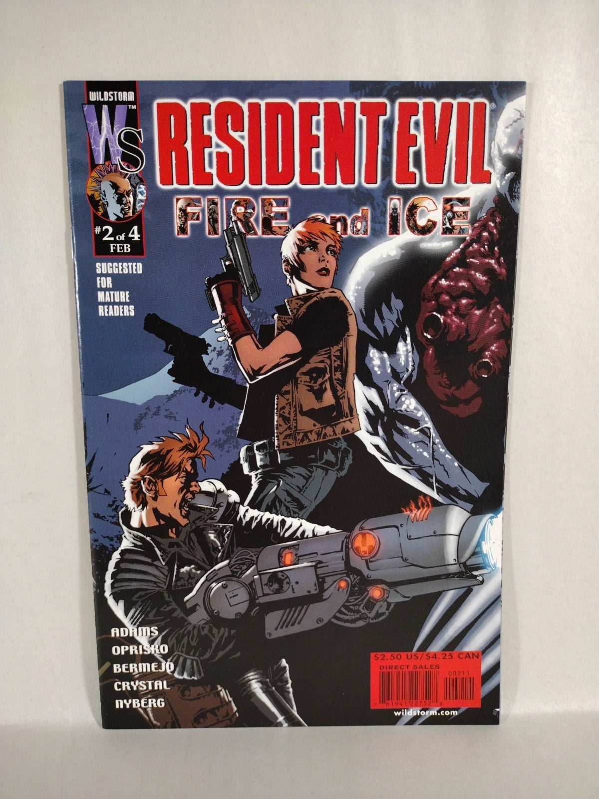 Resident Evil Fire And Ice (2000) Wildstorm Comic Lot Set #1 2 3 Bermejo VF-NM