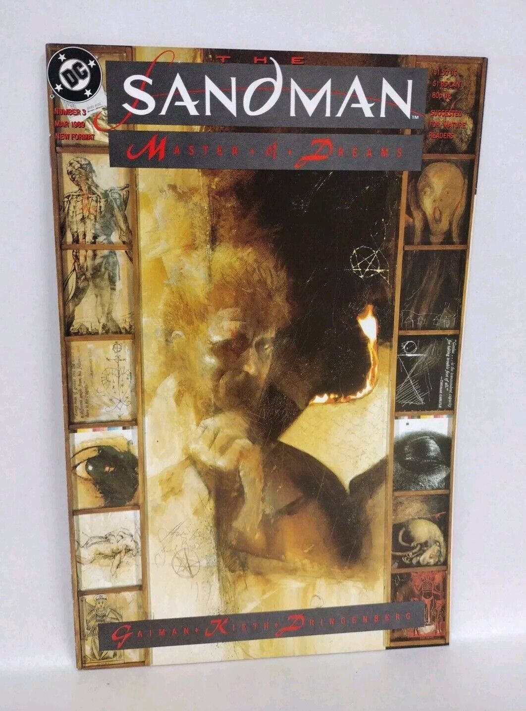 Sandman #3 (1989) DC Vertigo Comic Book Neil Gaiman Master Of Dreams Sam Kieth 