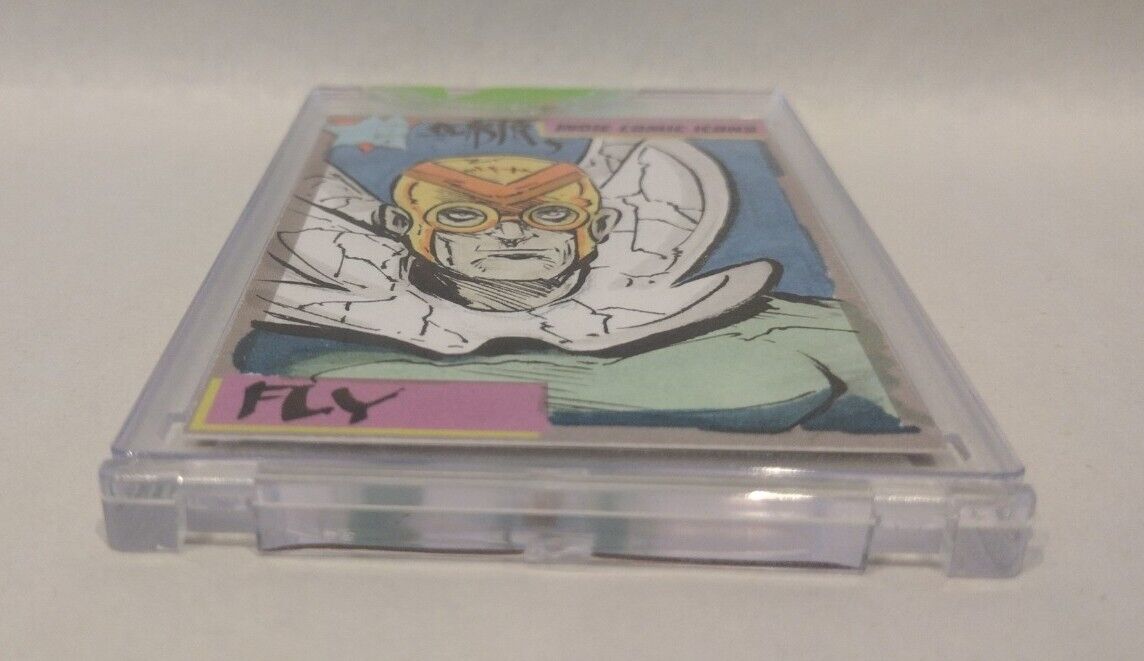 Indie Comic Icons Sketch Card w Original Fly Art DCastr (2023) ARG Sealed