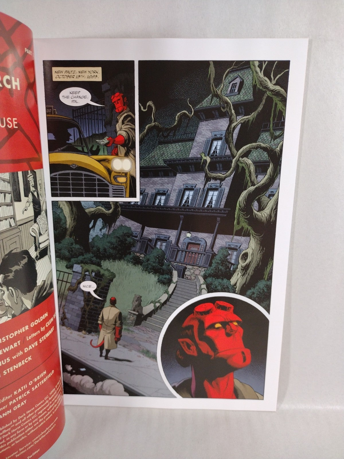 Hellboy And The BPRD Secret Of Chesbro House 1 (2021) Dark Horse Comic Cvr A & B